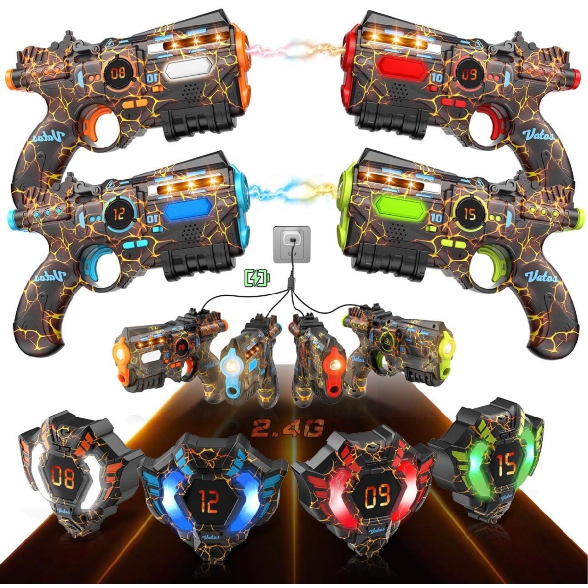 VATOS Kids Christmas Party Gif - Laser Tag Set Kids のレビューと価格