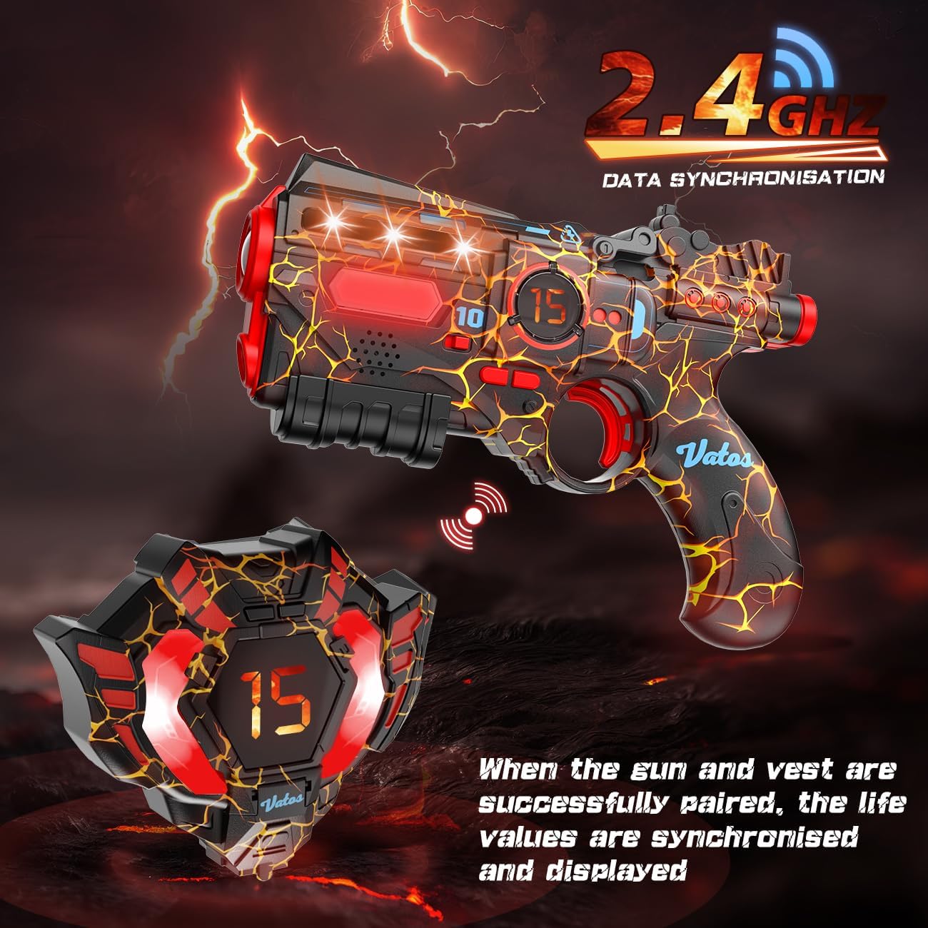 VATOS Kids Christmas Party Gif - Laser Tag Set Kids のレビューと価格