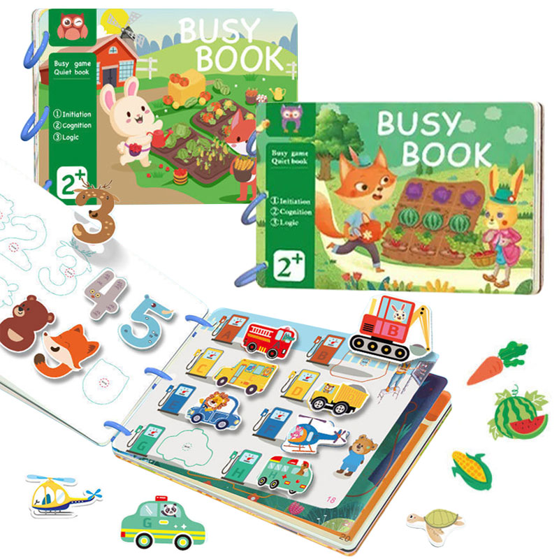 Montessori Baby Quiet Book Toy - Kids Quiet Toys のレビューと価格