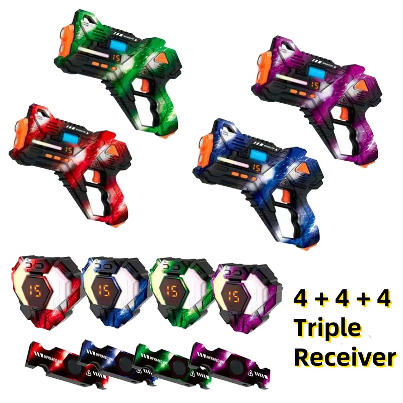CSTAG 4x4x4 Laser Tag Guns Set - Laser Tag Set Kids のレビューと価格