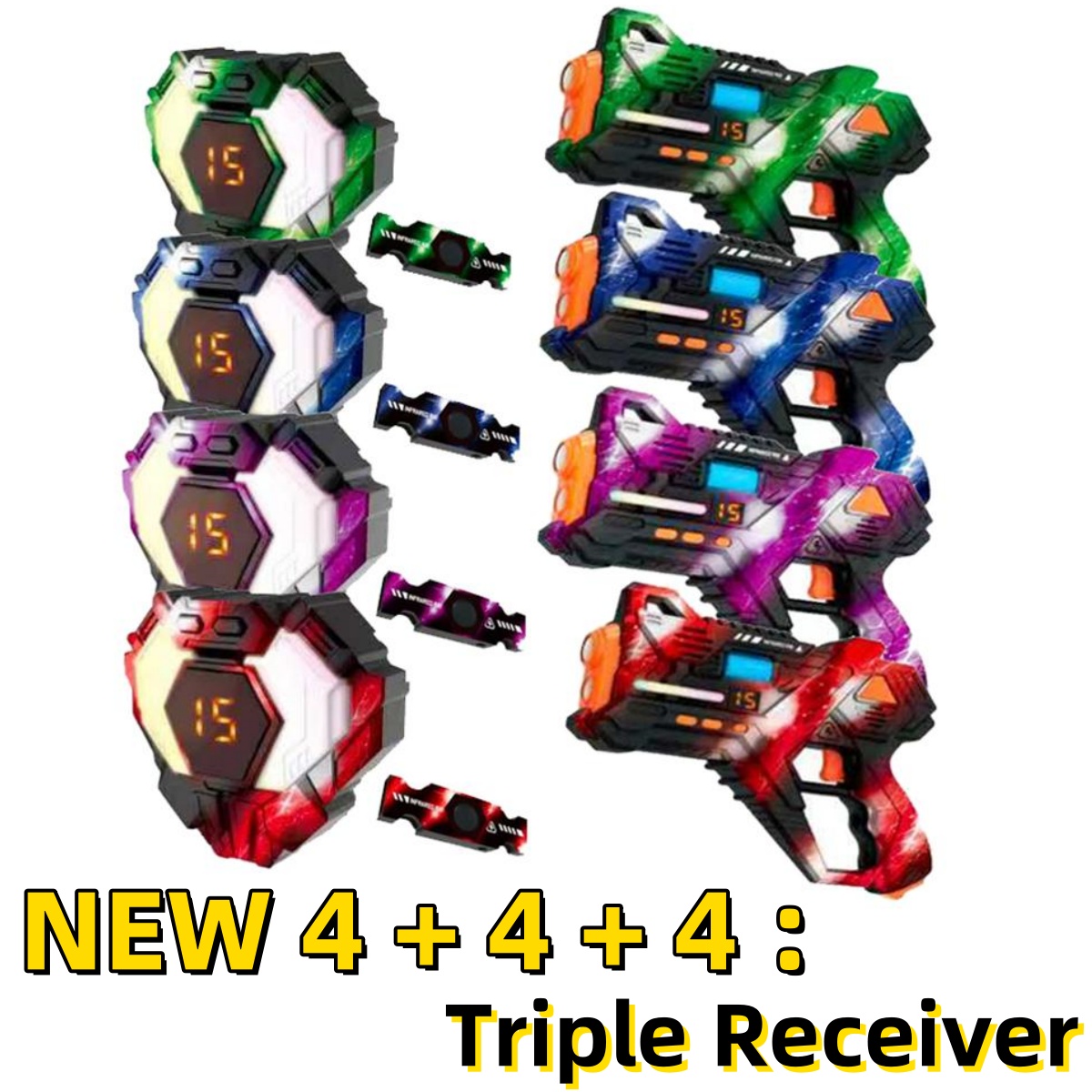 CSTAG 4x4x4 Laser Tag Guns Set - Laser Tag Set Kids のレビューと価格
