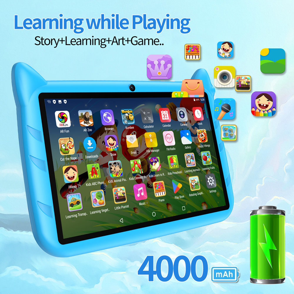 New 7 Inch Global Version 5G W - Learning Tablet Kids のレビューと価格
