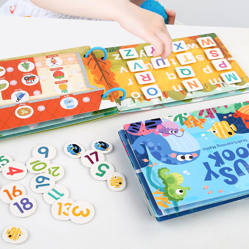 Montessori Baby Busy book My F - Kids Quiet Toys のレビューと価格