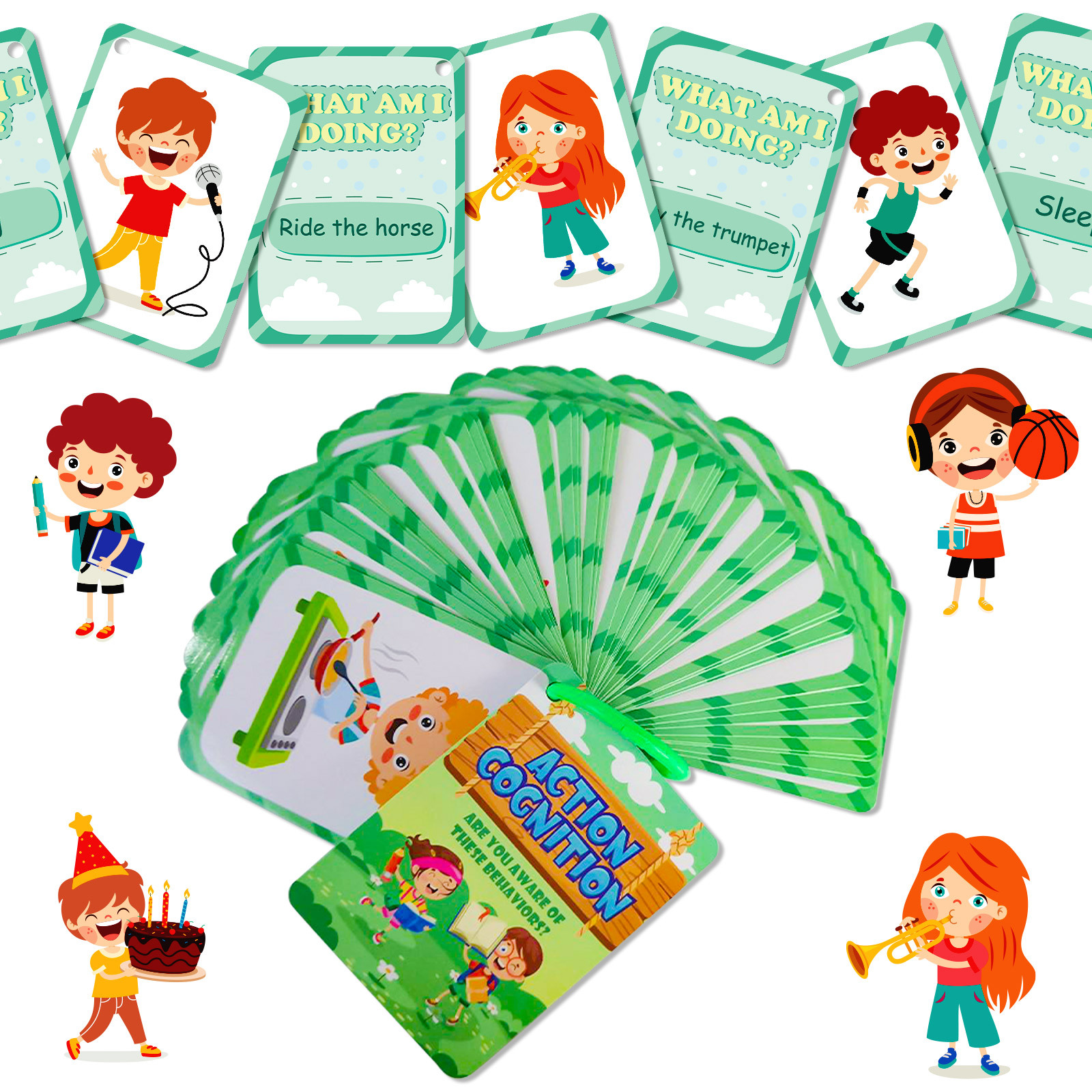 50Pcs/Set Cognition Learning C - Educational Flash Card のレビューと価格