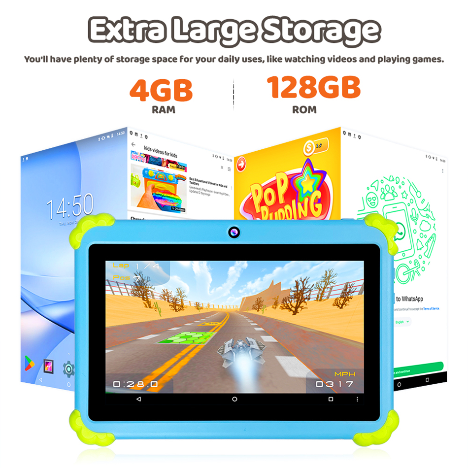 New 5G WiFi 7 Inch Tablet Pc C - Learning Tablet Kids のレビューと価格