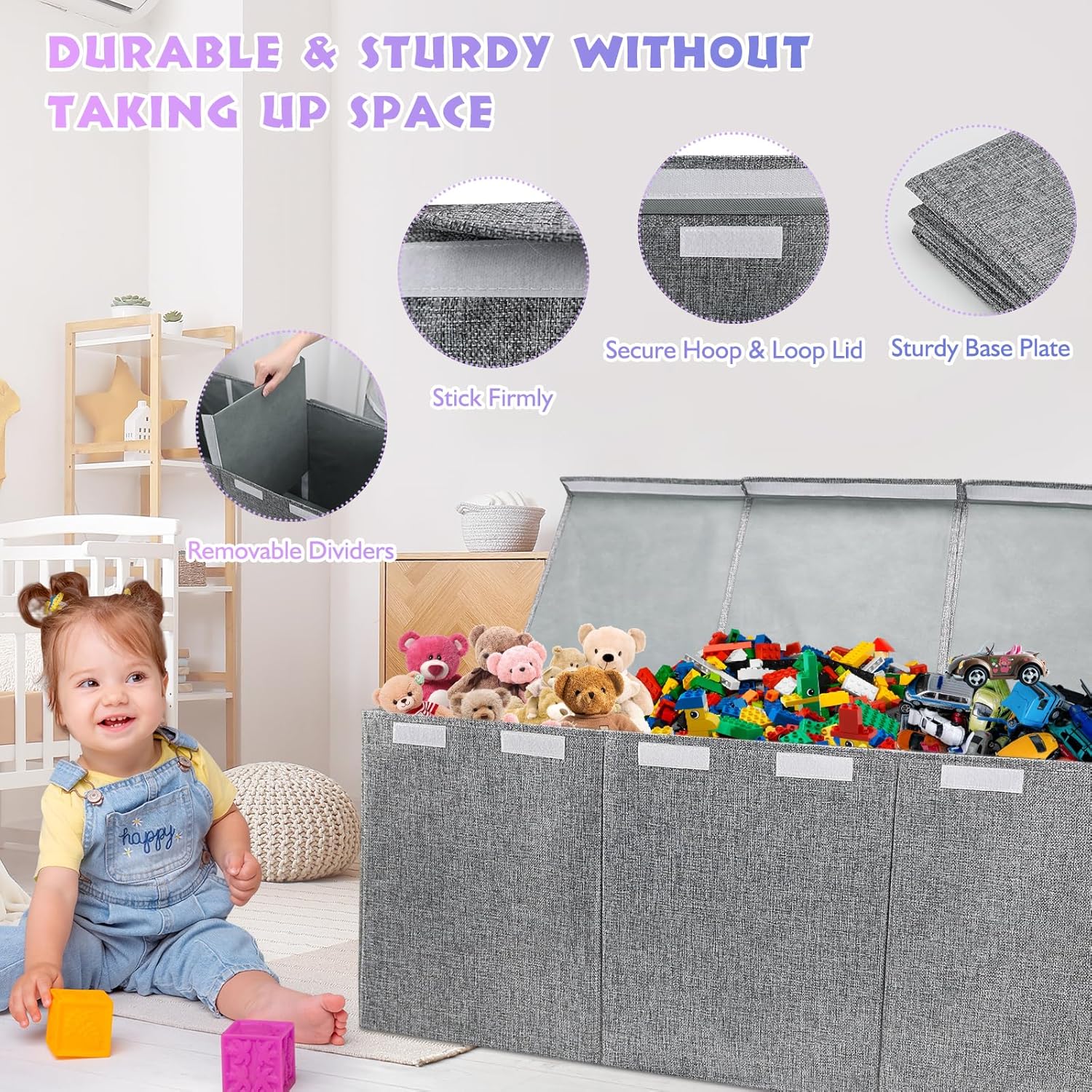 Large Toy Storage Organizer wi - Kids' Toy のレビューと価格