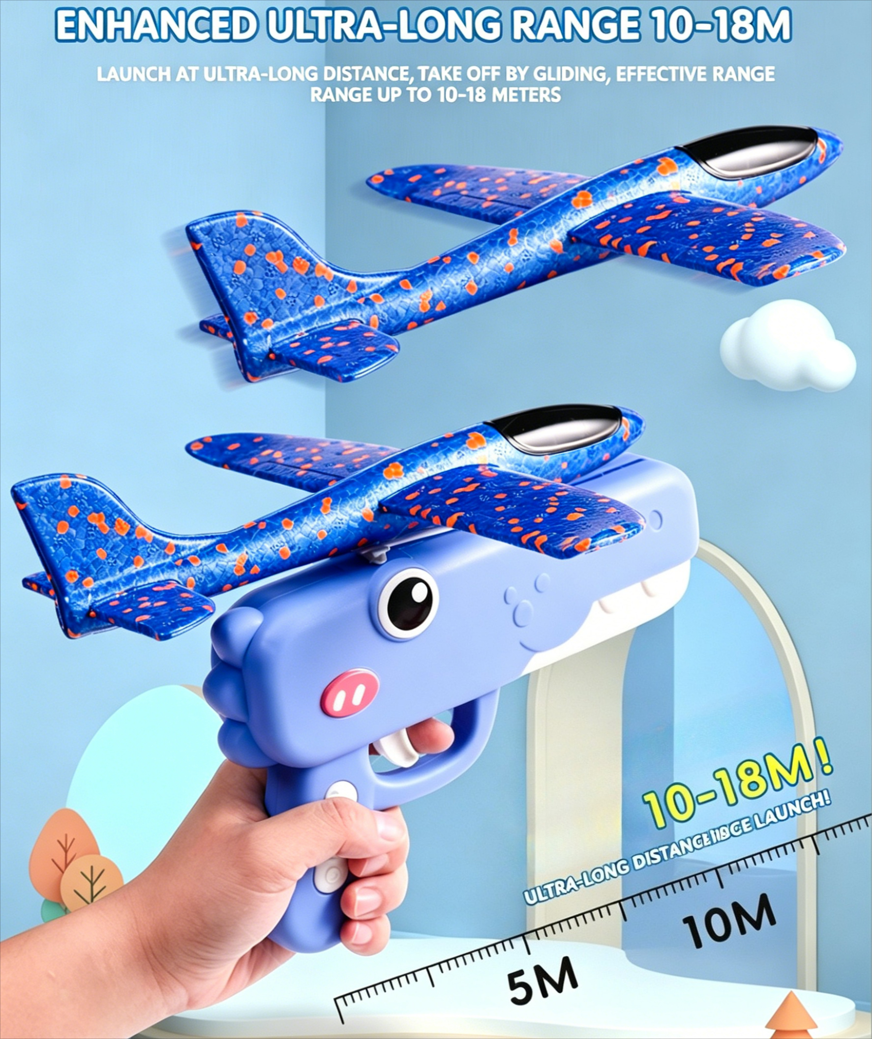 Foam Airplane Launcher Catapul - Catapult Launcher Toy のレビューと価格
