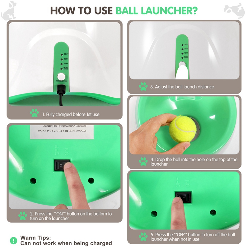 Dog Tennis Ball Launcher Dogs  - Catapult Launcher Toy のレビューと価格